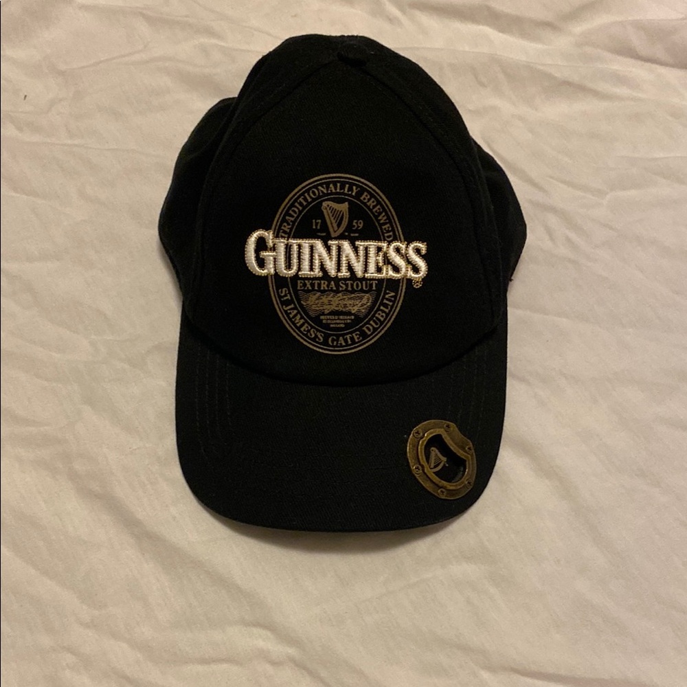 Guinness Black and Gold Logo Cap